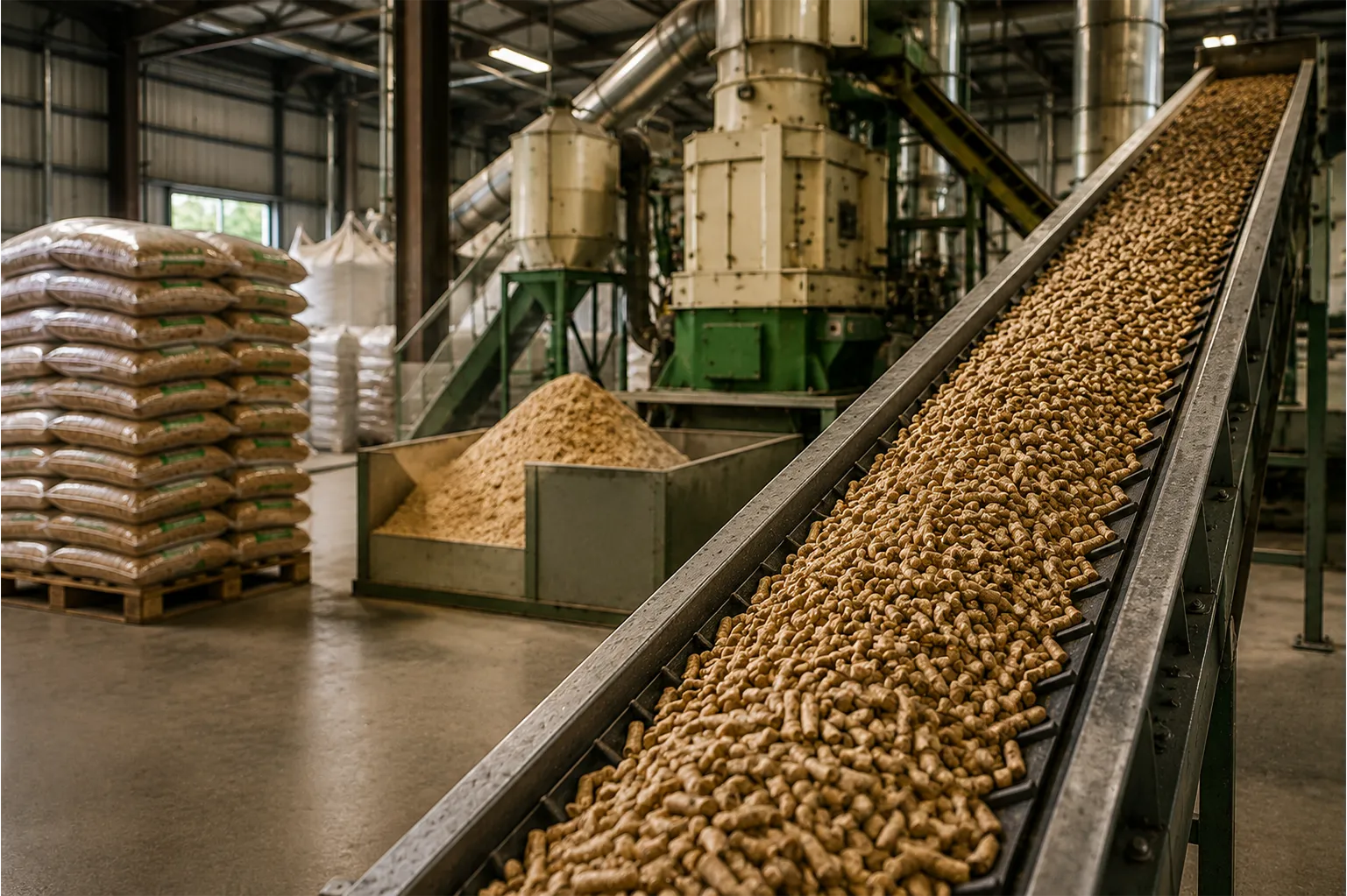 EKO STEP PELLET Beech Wood Pellet Production